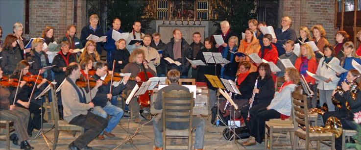 Winterliche Chorprobe im Dom
